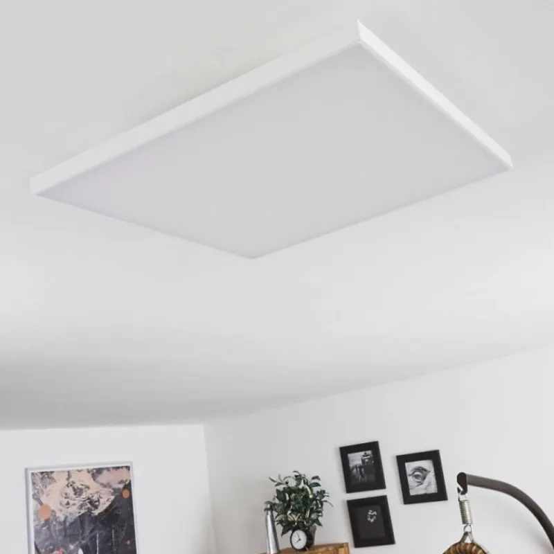 hofstein Plafonnier Cor LED Blanc, 1 lumière, Télécommandes