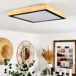 Luminaires Scandinaves-hofstein Plafonnier Corinto LED Écru, Noir, 1 lumière