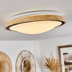 hofstein Plafonnier Corinto LED Écru, Noir, 1 lumière