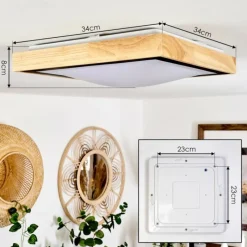 hofstein Plafonnier Corinto LED Écru, Noir, 1 lumière