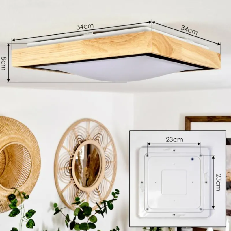 hofstein Plafonnier Corinto LED Écru, Noir, 1 lumière