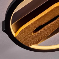 hofstein Plafonnier Cornol LED Écru, Noir, 1 lumière