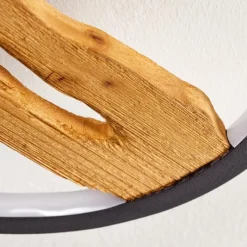 hofstein Plafonnier Cornol LED Écru, Noir, 1 lumière