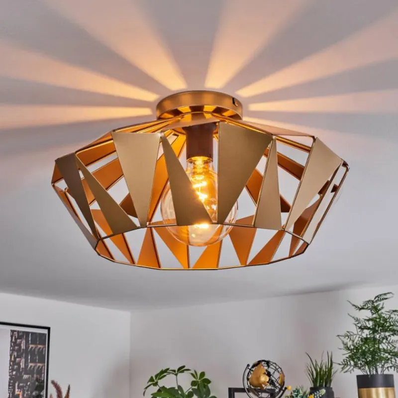 Lampes Dorées-hofstein Plafonnier Corralejo Or, 1 lumière