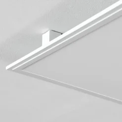 hofstein Plafonnier Crum LED Blanc, 1 lumière, Télécommandes