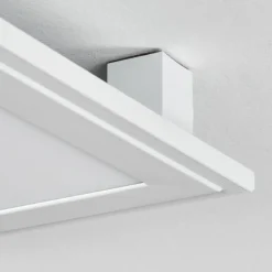 hofstein Plafonnier Crum LED Blanc, 1 lumière, Télécommandes