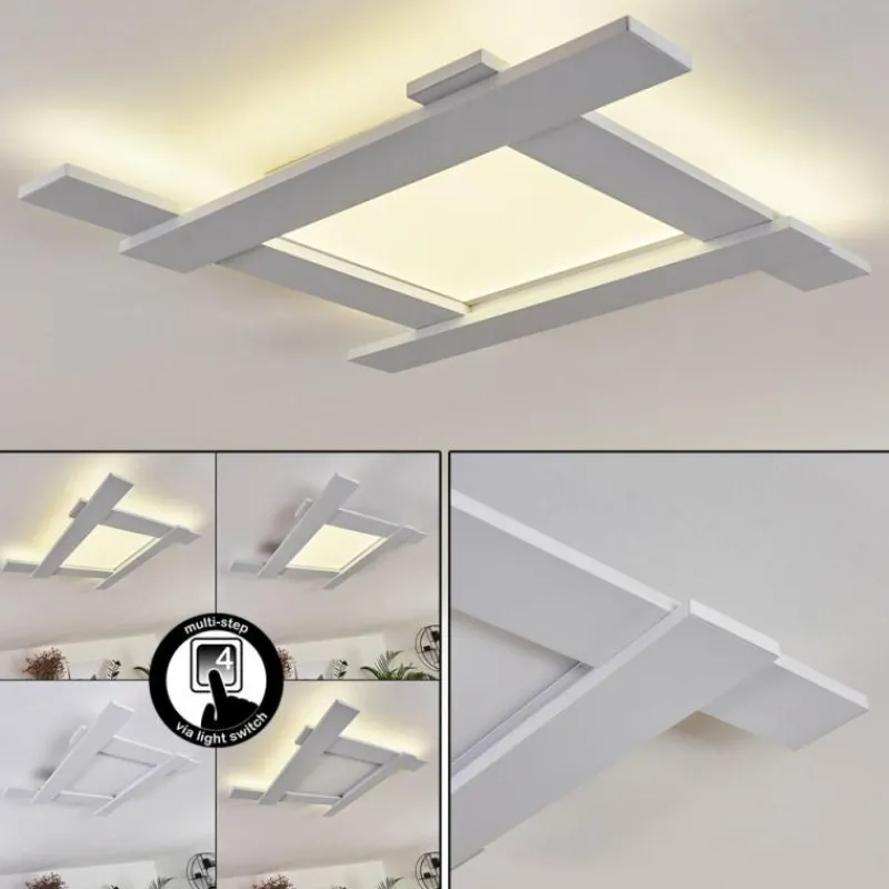 hofstein Plafonnier Cuchara LED Blanc, 1 lumière