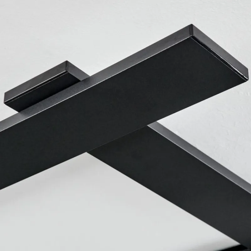 hofstein Plafonnier Cuchara LED Noir, 5 lumières