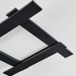 hofstein Plafonnier Cuchara LED Noir, 5 lumières