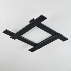 hofstein Plafonnier Cuchara LED Noir, 5 lumières