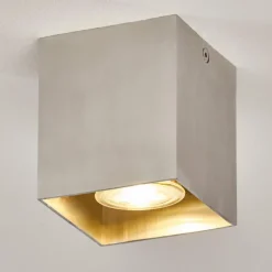 hofstein Plafonnier Curacao Argenté, 1 lumière