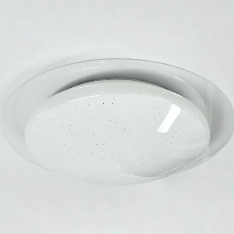 hofstein Plafonnier Cure LED Blanc, 1 lumière, Télécommandes, Changeur de couleurs