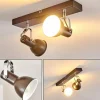 hofstein Plafonnier Danikon Brun, 2 lumières* Spots Et Projecteurs