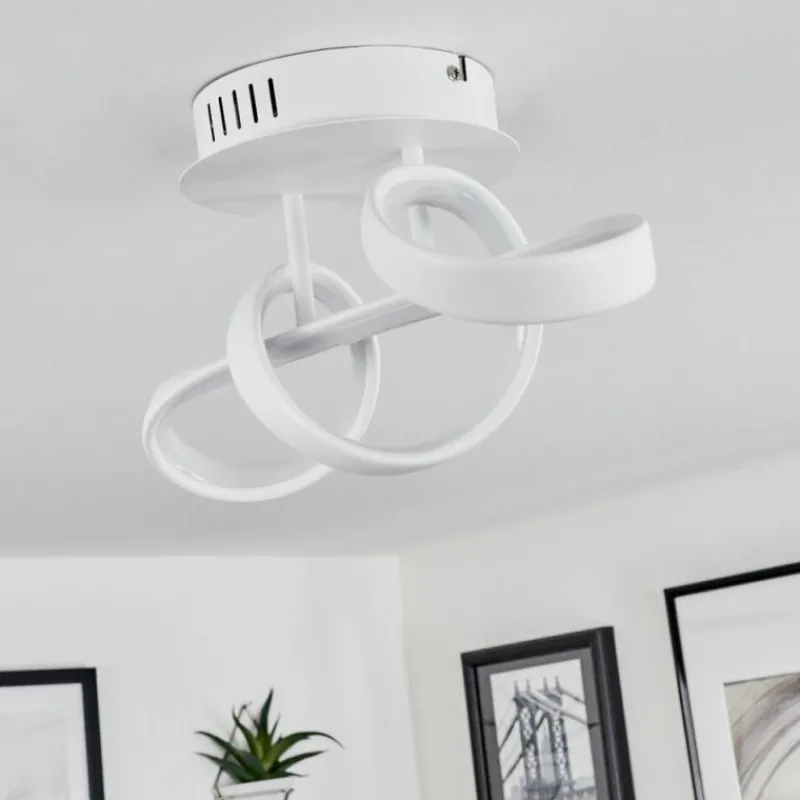 hofstein Plafonnier Dauntey LED Blanc, 1 lumière