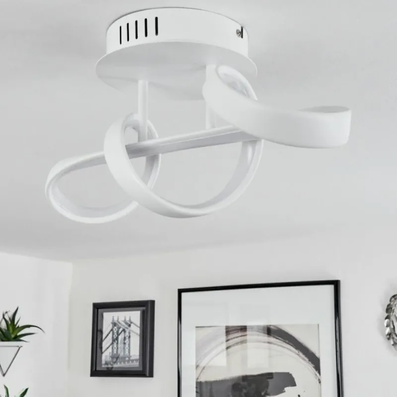 hofstein Plafonnier Dauntey LED Blanc, 1 lumière