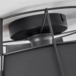 Lampes Vintages & Rétros-hofstein Plafonnier Daynard Noir, 1 lumière