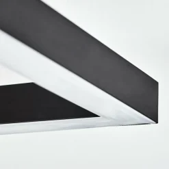 hofstein Plafonnier Deadwood LED Brun, Chrome, Couleur bois, 3 lumières