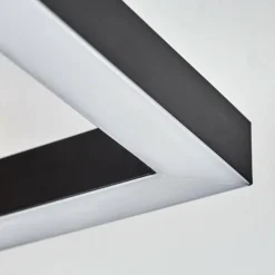 Lampes Vintages & Rétros-hofstein Plafonnier Deadwood LED Brun, Chrome, Couleur bois, 2 lumières