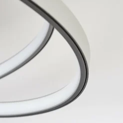 hofstein Plafonnier Demaine LED Gris, 1 lumière