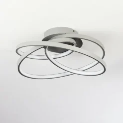 hofstein Plafonnier Demaine LED Gris, 1 lumière