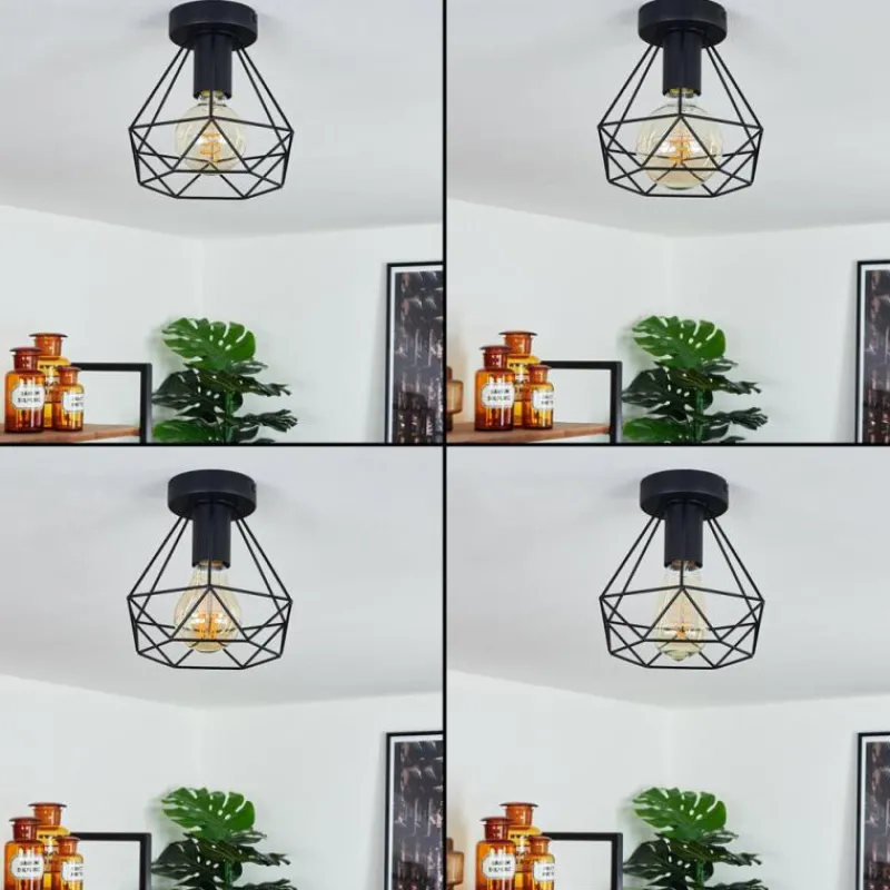 hofstein Plafonnier Denno Noir, 1 lumière