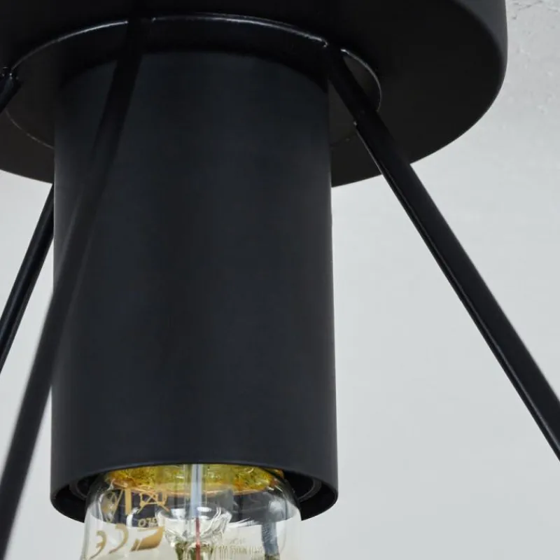 hofstein Plafonnier Denno Noir, 1 lumière