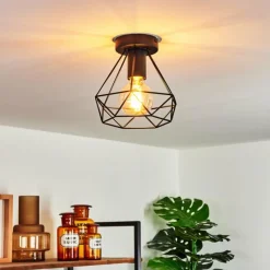 hofstein Plafonnier Denno Noir, 1 lumière