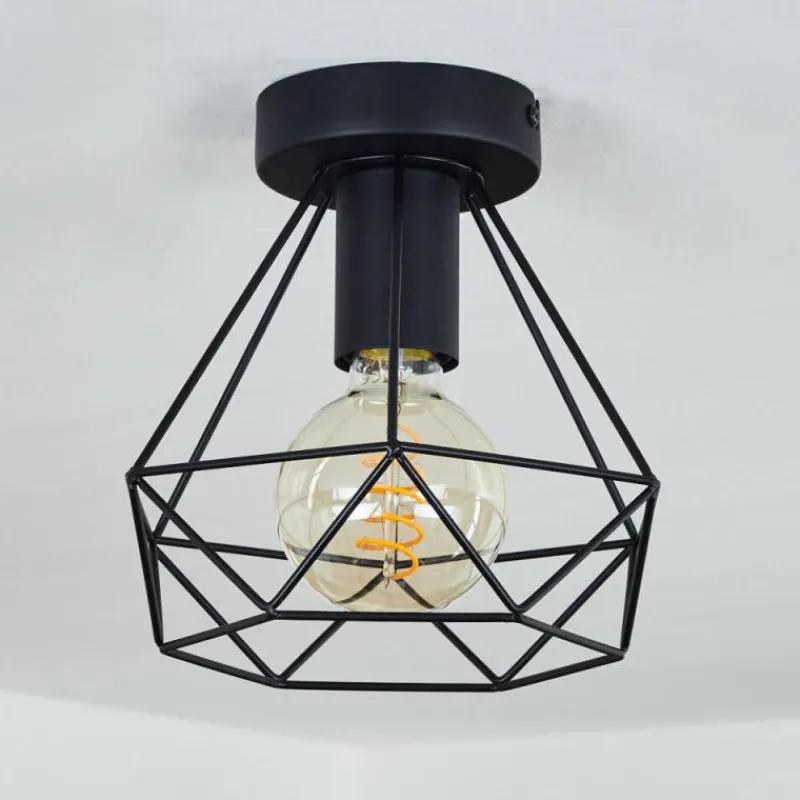 hofstein Plafonnier Denno Noir, 1 lumière