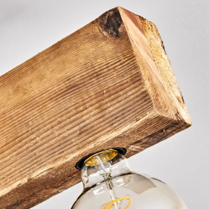 Luminaires Scandinaves-hofstein Plafonnier Derville Écru, Noir, 3 lumières