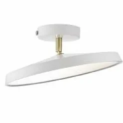 Luminaires Scandinaves-Design For The People by Nordlux Plafonnier Alba LED Blanc, 1 lumière