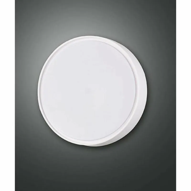 Luminaires Fabas Luce Plafonnier d'extérieur Fabas Luce HATTON LED Blanc