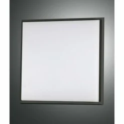 Luminaires Fabas Luce Plafonnier d'extérieur Fabas Luce Desdy LED Noir, 1 lumière