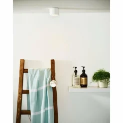 Luminaires Rustiques-Luminaires Lucide Plafonnier d'extérieur Lucide LILY Blanc, 1 lumière