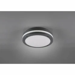 Luminaires Rustiques-Luminaires Reality Plafonnier d'extérieur Reality KENDAL LED Anthracite, 1 lumière
