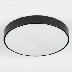 hofstein Plafonnier Diagonal LED Noir, 1 lumière, Télécommandes