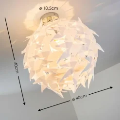 hofstein Plafonnier Dokkas Chrome, 1 lumière