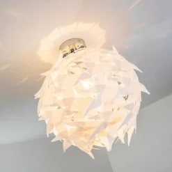 hofstein Plafonnier Dokkas Chrome, 1 lumière