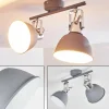 hofstein Plafonnier Dompierre Gris, Blanc, 2 lumières* Spots Et Projecteurs