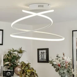 hofstein Plafonnier Donebas LED Blanc, 1 lumière