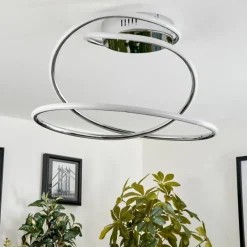 hofstein Plafonnier Donebas LED Chrome, 1 lumière