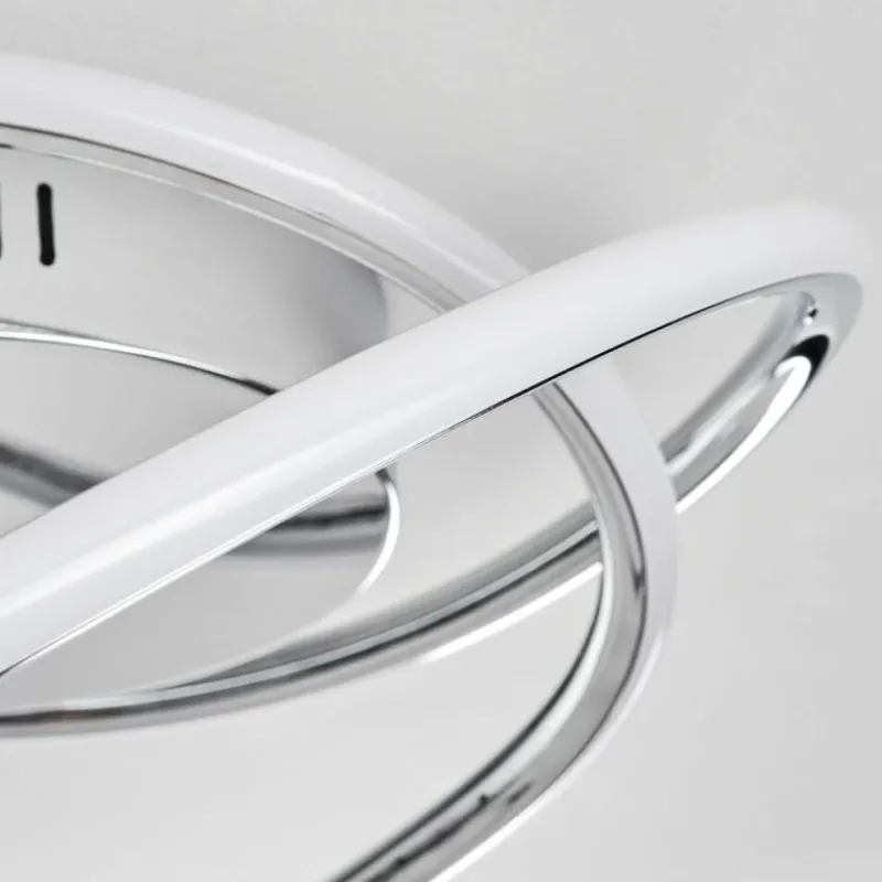 hofstein Plafonnier Donebas LED Chrome, 1 lumière