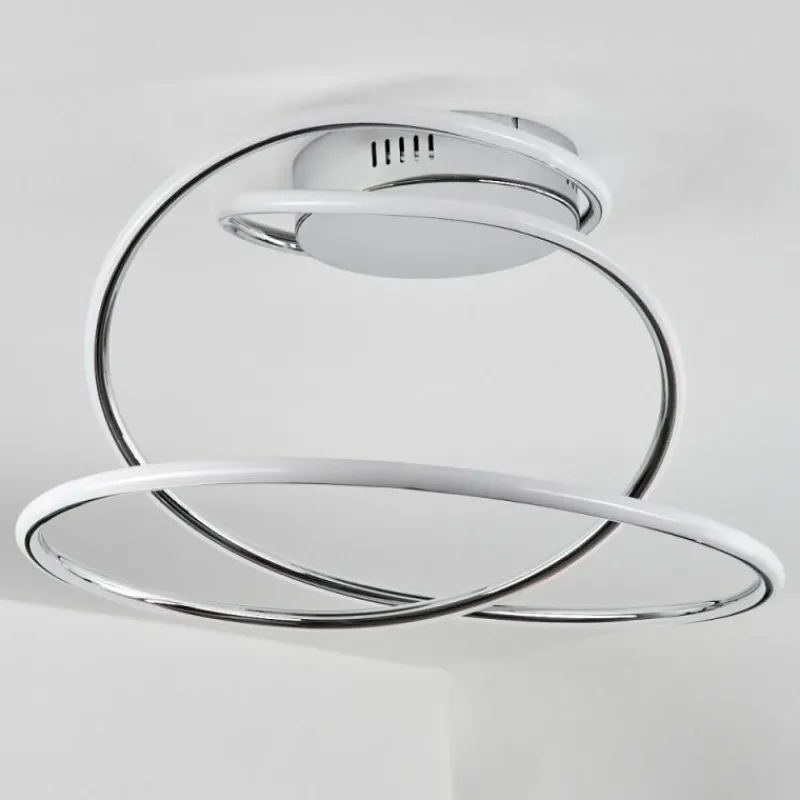 hofstein Plafonnier Donebas LED Chrome, 1 lumière