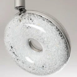 hofstein Plafonnier Donot LED Nickel mat, 6 lumières