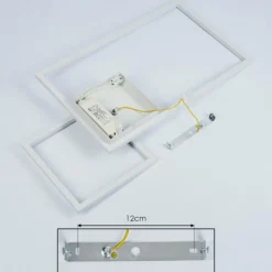 hofstein Plafonnier Doyon LED Blanc, 1 lumière