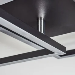 hofstein Plafonnier Doyon LED Noir, 1 lumière* Éclairage Led