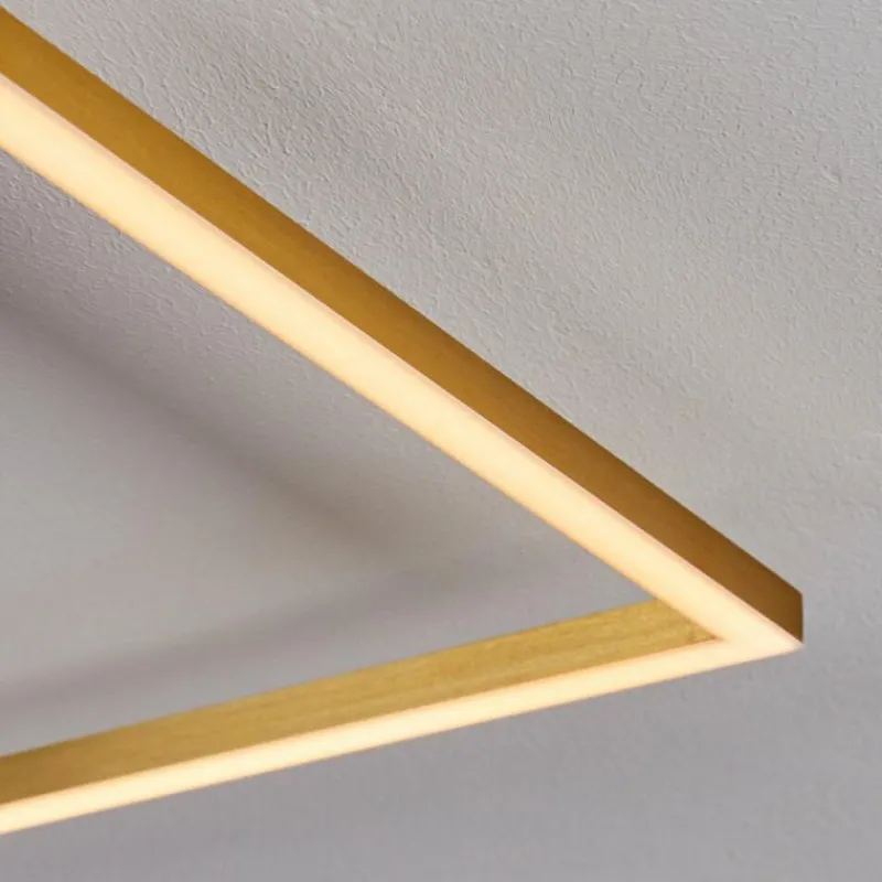 Lampes Dorées-hofstein Plafonnier Doyon LED Noir, 1 lumière