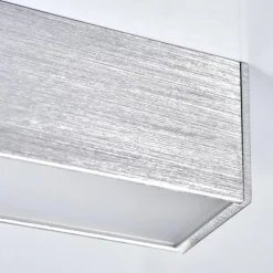 hofstein Plafonnier Dubuisson LED Aluminium, 1 lumière, Télécommandes