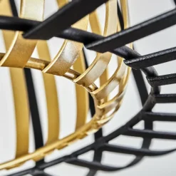 Lampes Dorées-hofstein Plafonnier Dudignac Noir, 1 lumière