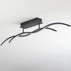 hofstein Plafonnier Eaglesham LED Noir, 1 lumière