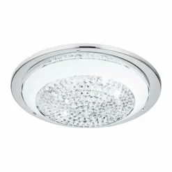 Luminaires Eglo Plafonnier Eglo ACOLLA LED Chrome, 1 lumière
